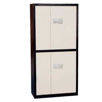 套色整體兩節(jié)保密柜帶屜