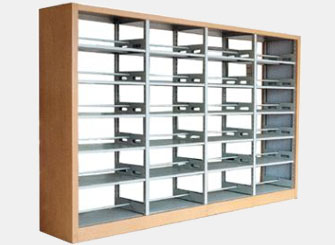 鋼木結(jié)合四節(jié)圖書(shū)館書(shū)架